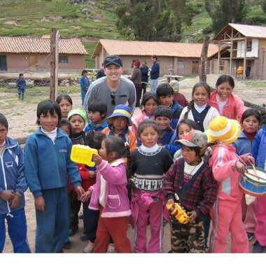 Sung Won, MD during a medical mission in Peru